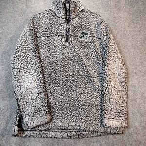 Boxercraft Mens Sweater Gray S Long Sleeve Mock Neck Pullover BM1201